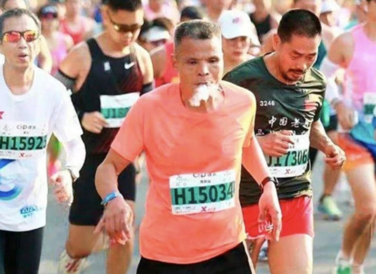 CHEN dilarang menyertai acara dan perlumbaan yang dianjurkan jawatankuasa penganjur Xiamen Marathon selama dua tahun. FOTO Weibo