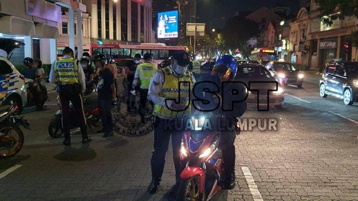 ANTARA operasi yang dijalankan JSPT Kuala Lumpur. FOTO ihsan Polis