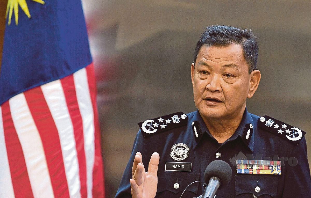 Ketua Polis Negara, Tan Sri Abdul Hamid Bador. FOTO BERNAMA