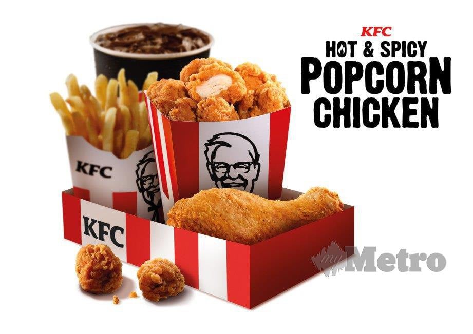 KFC membawakan semula hidangan Popcorn Chicken atas permintaan ramai. FOTO emel