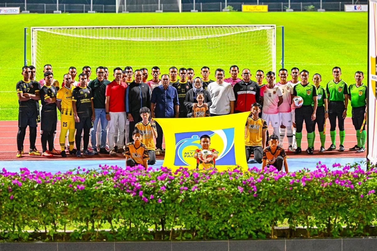 SEKITAR majlis perasmian Liga Komuniti Negeri Sembilan A3 Super League 2024 pada hujung minggu lalu. FOTO FB Super Football League