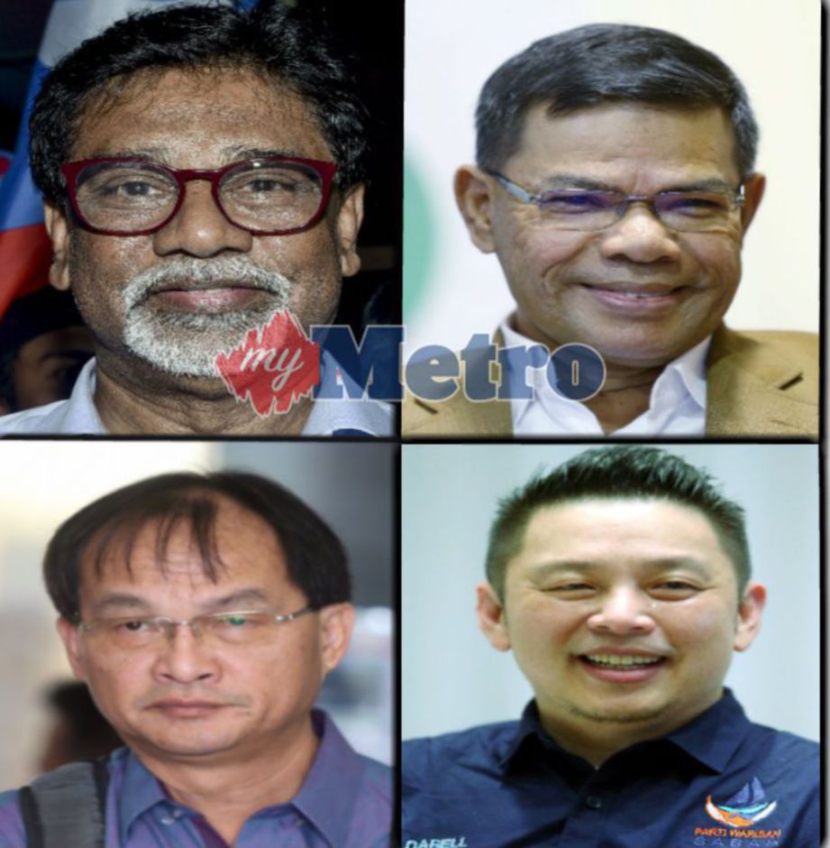 Yang bakal dilantik Xavier Jayakumar (kiri atas), Saifuddin (kanan atas), Baru Bian (kiri bawah) dan Darell Leiking (kanan bawah). Foto ARKIB NSTP 