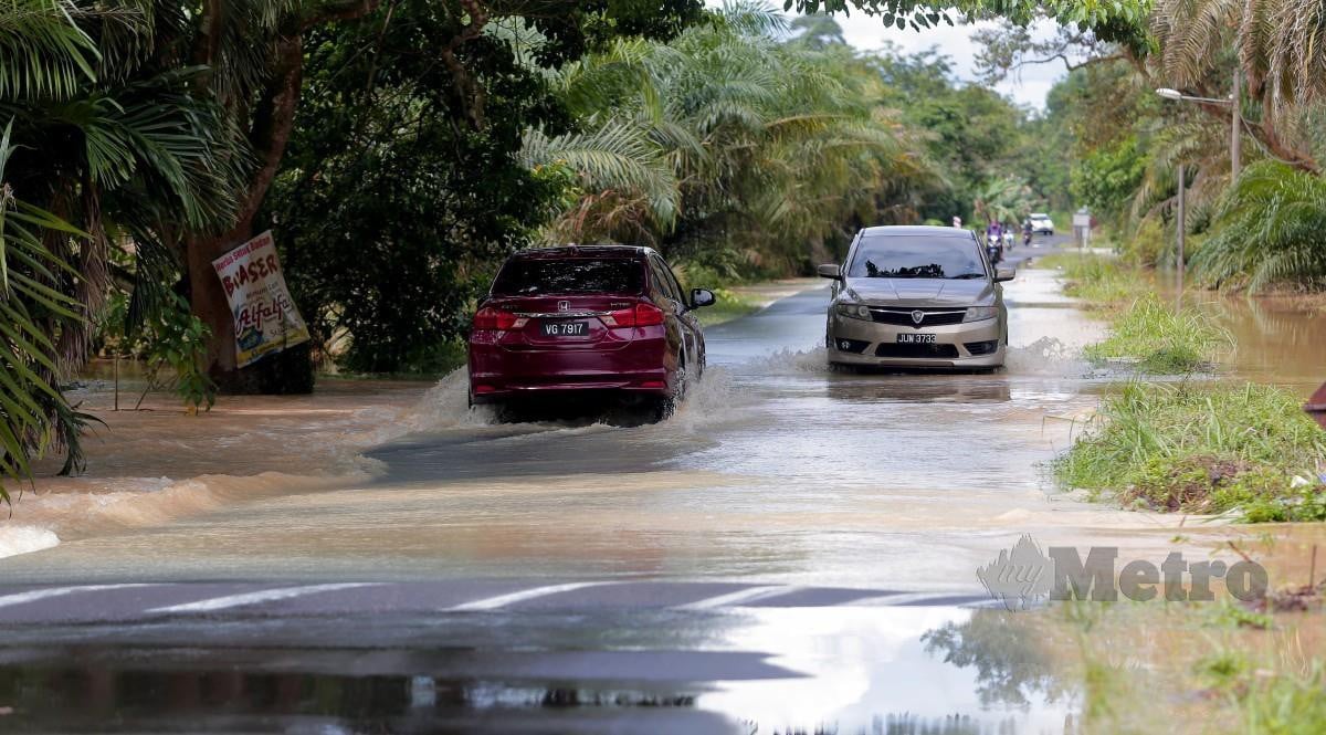 Keadaan banjir di Pontian Johor. FOTO Nur Aisyah Mazalan.