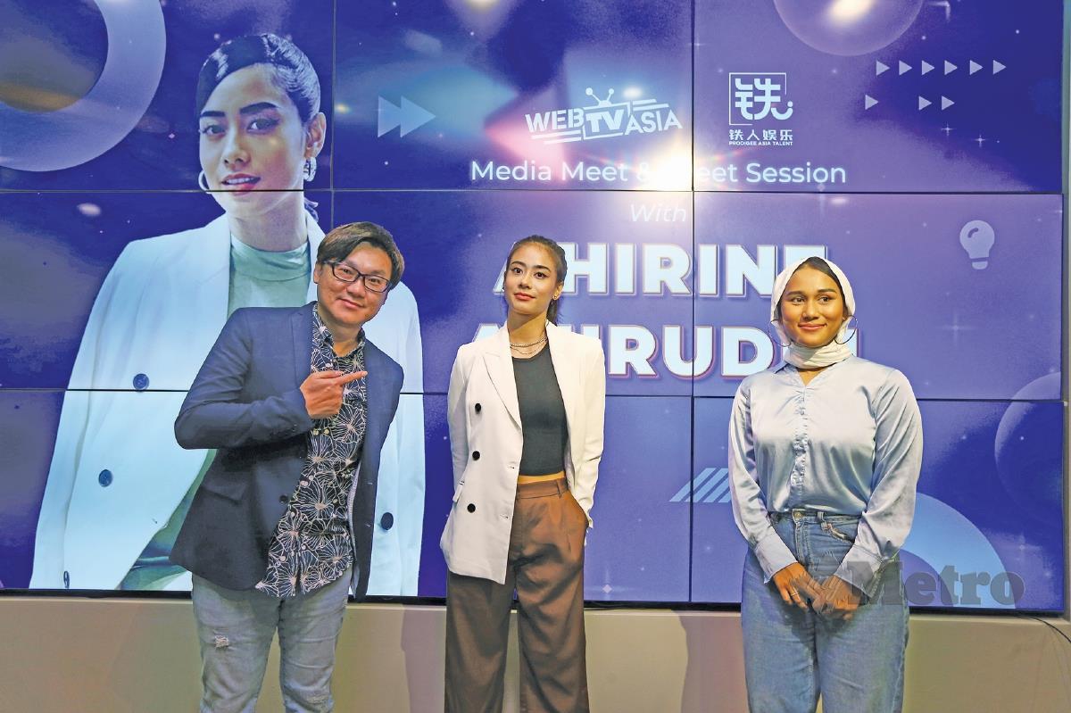 DIPILIH menjadi bakat naungan Prodigee Asia Talent, WebTVAsia. - FOTO Rohanis Shukri