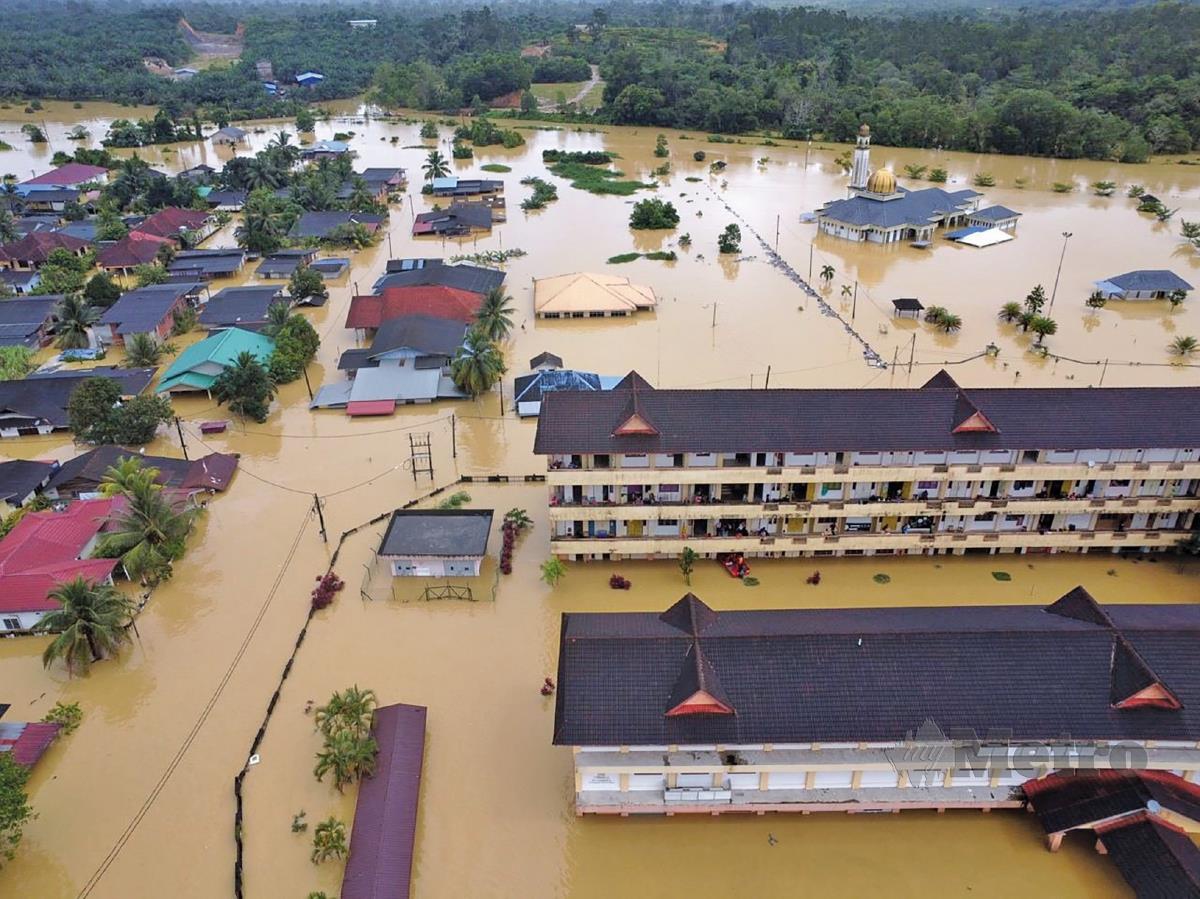 KEADAAN banjir di Terengganu. - FOTO Ghazali Kori
