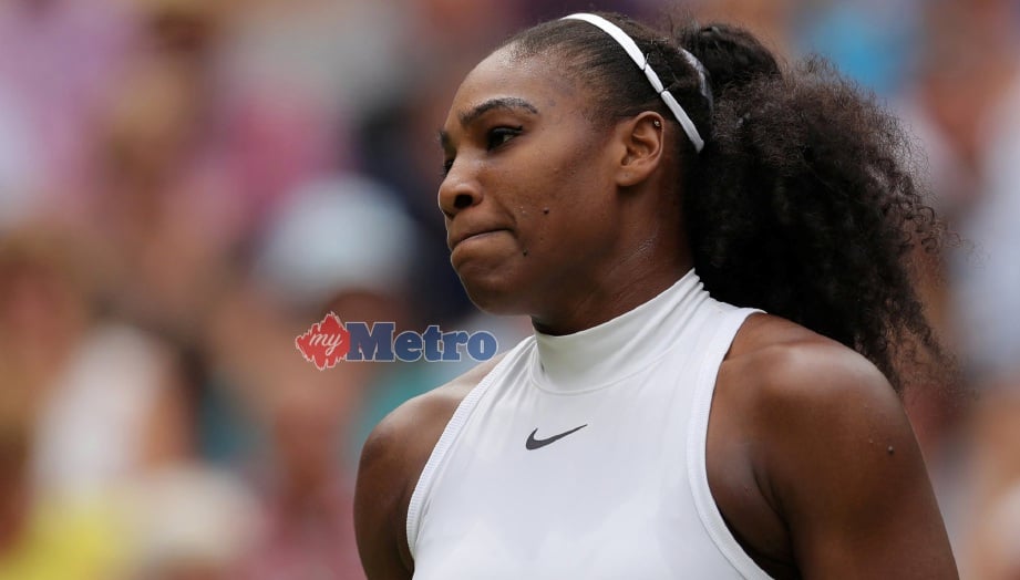 BINTANG tenis Amerika Syarikat, Serena Williams. FOTO Reuters