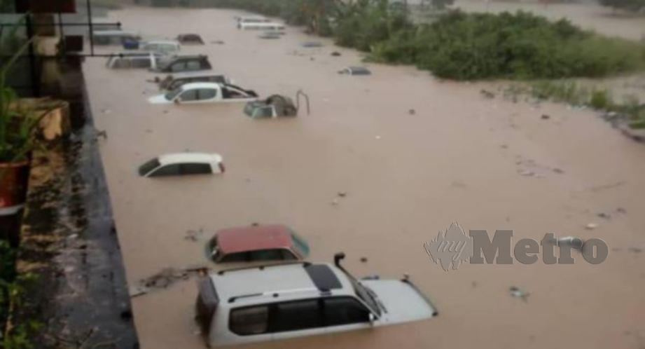 ANTARA kawasan terjejas banjir berkenaan. FOTO Ihsan Pembaca 