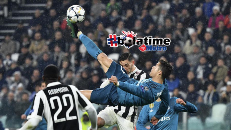 GOL Ronaldo ketika aksi final UCL Real menentang Juventus. FOTO/AGENSI 