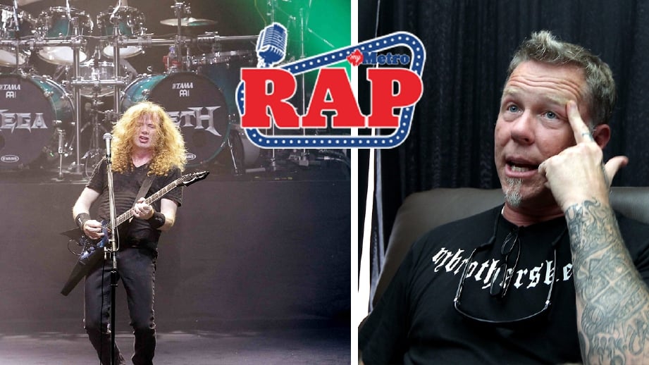 James (kanan) anggap idea Mustaine (kiri) gila. FOTO HM/NIK HARIFF HASSAN/SAIFULLIZAN TAMADI