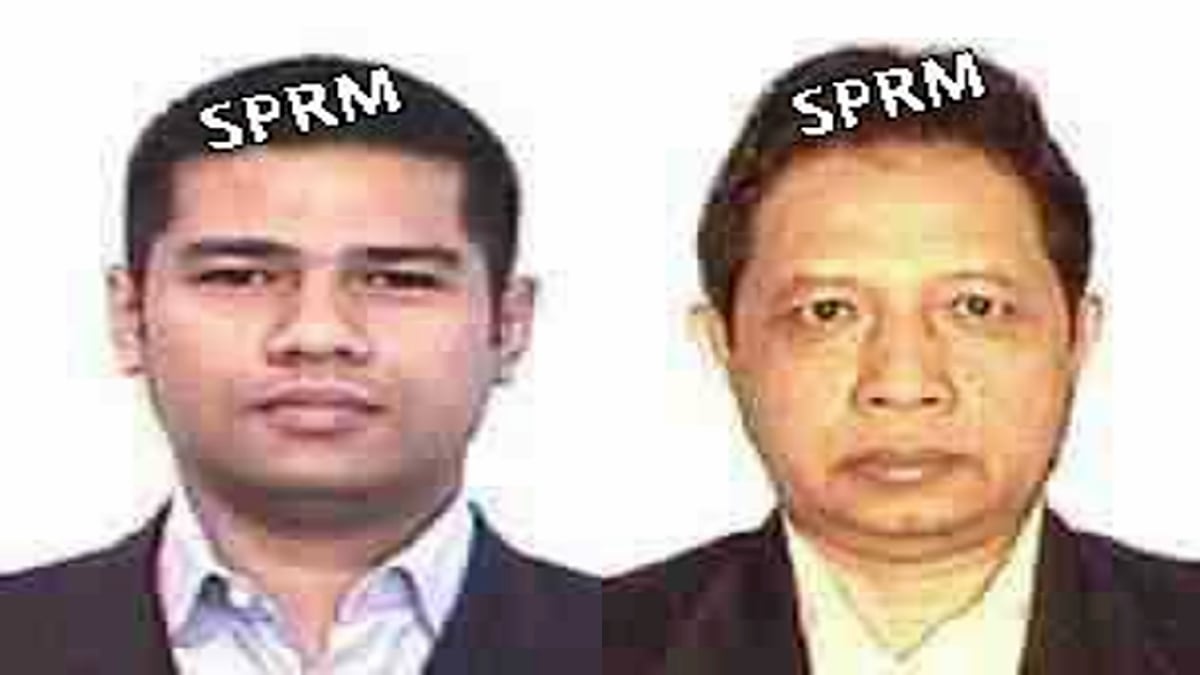 SPRM kesan dua lelaki tempatan berhubung siasatan kes penyelewengan projek pendaftaran, pengambilan dan penyimpanan biometrik pekerja asing di sebuah kementerian. FOTO Ihsan SPRM.