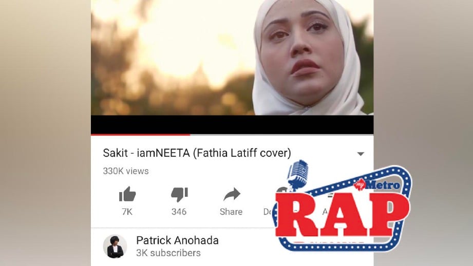 Video muzik Fathia dalam versi sendiri dapat sambutan. FOTO YouTube