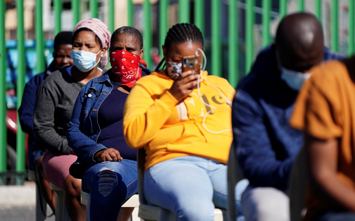 PROGRAM vaksinasi di Cape Town, Afrika Selatan. FOTO EPA 