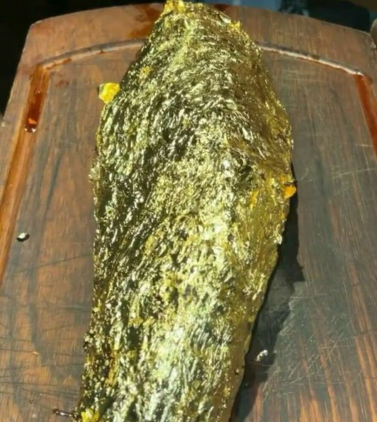 STIK bersalut emas 24 karat salah satu hidangan ada di restoran Salt Bae. FOTO Agensi