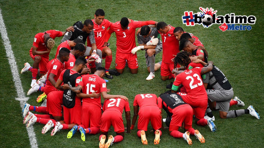 Skuad Panama mahu kemenangan ke atas Tunisia. FOTO AFP 