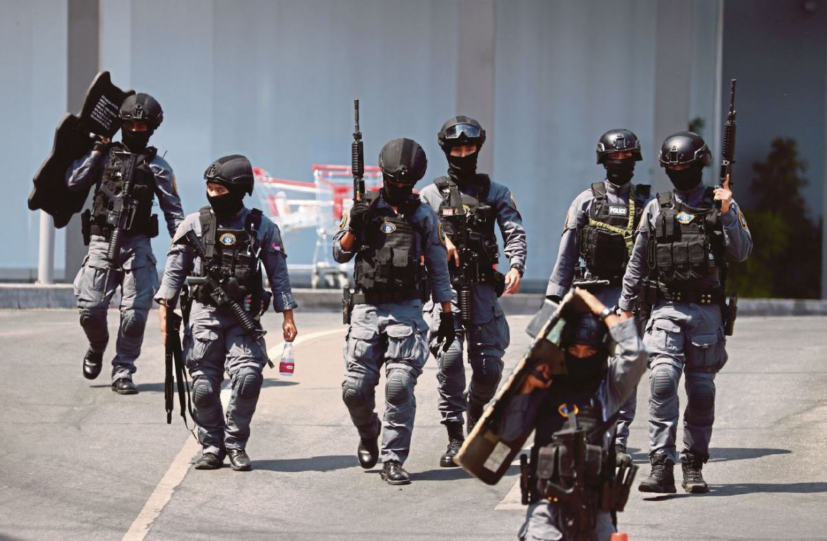 PASUKAN keselamatan Thailand. FOTO fail Reuters.
