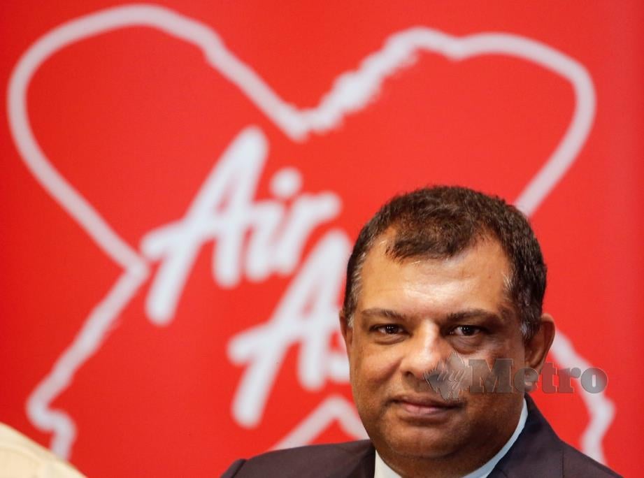 KUALA LUMPUR  30 AUGUST 2019. Chief Executive Officer Air Asia Group, Tan Sri Tony Fernandes during Airbus - Air Asia Group Signing Ceremony  press conference at St Regis Hotel. NSTP/SYARAFIQ ABD SAMAD