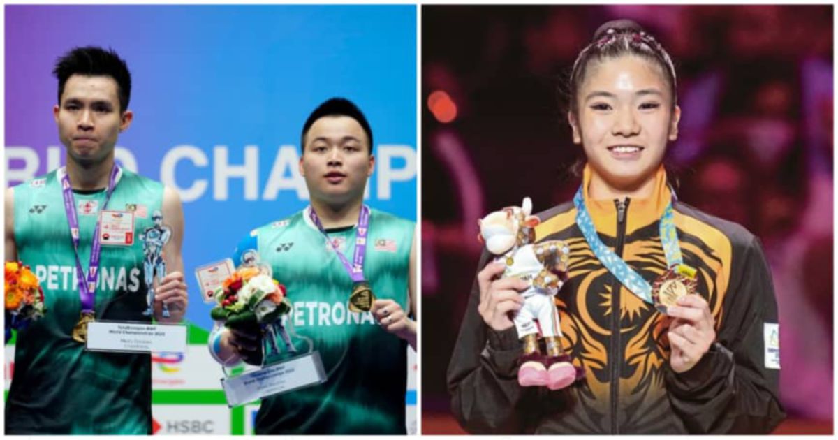 AARON-Wooi Yik dan Joe Ee dikatakan calon terbaik untuk Olahragawan, Olahragawati ASN 2022. FOTO Agensi