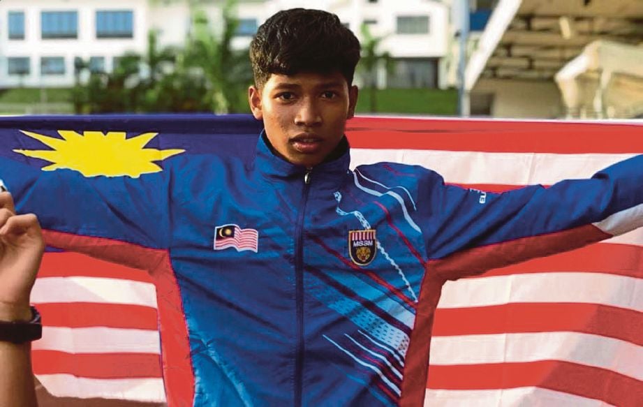 AZEEM mendapat julukan ‘Usain Bolt Malaysia’.
