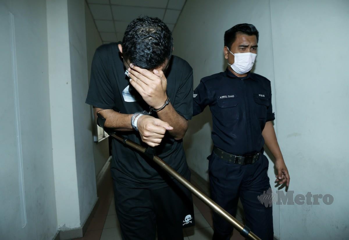 AZRAIE mengaku tidak bersalah di Mahkamah Majistret Petaling Jaya, hari ini. FOTO ROHANIS SHUKRI.