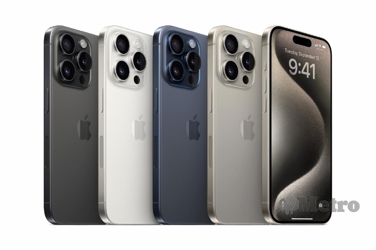 Apple perkenal iPhone 15 Pro dan Pro Max dengan binaan Titanium.