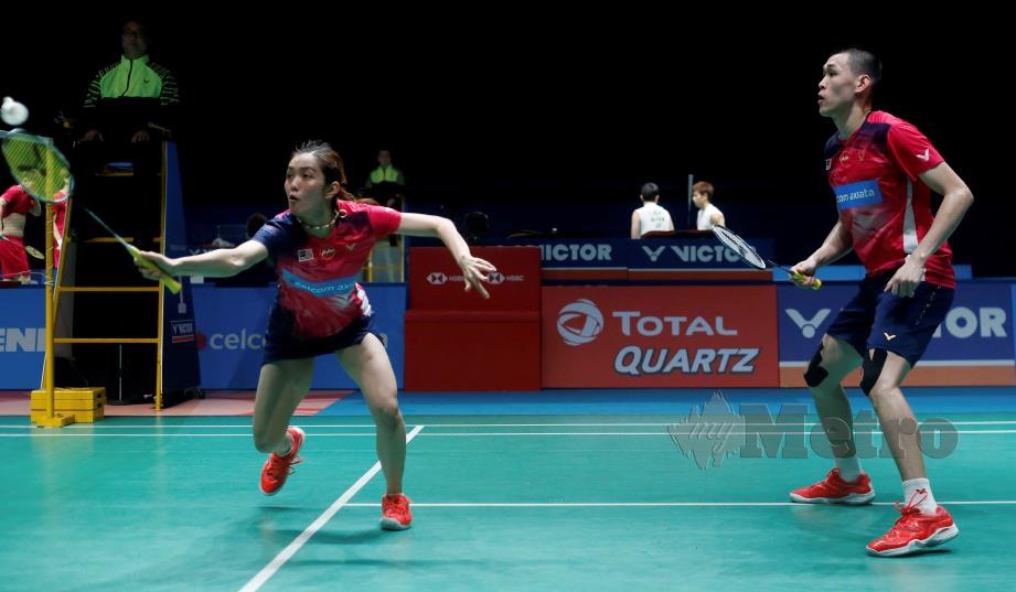 KIAN Meng, Pei Jing kini di tangga ke-14 ranking kelayakan Olimpik.