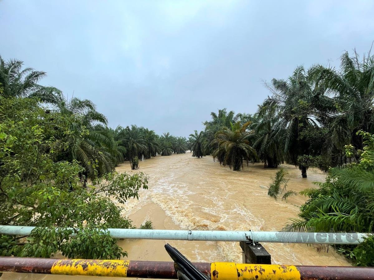 KEADAAN sungai berhampiran Kampung Spang Loi, Segamat. FOTO Nur Aisyah Mazalan
