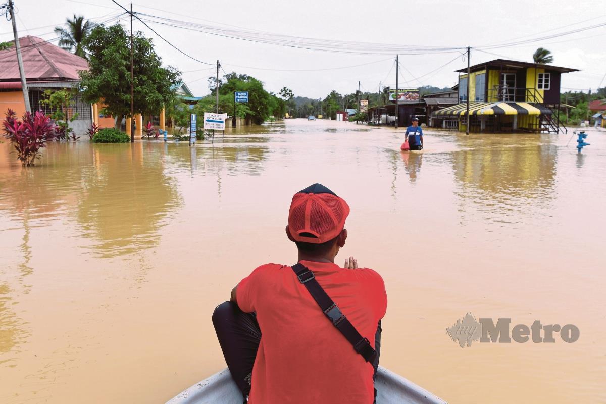 JBPM Terengganu sedia hadapi banjir gelombang keenam. FOTO NSTP  