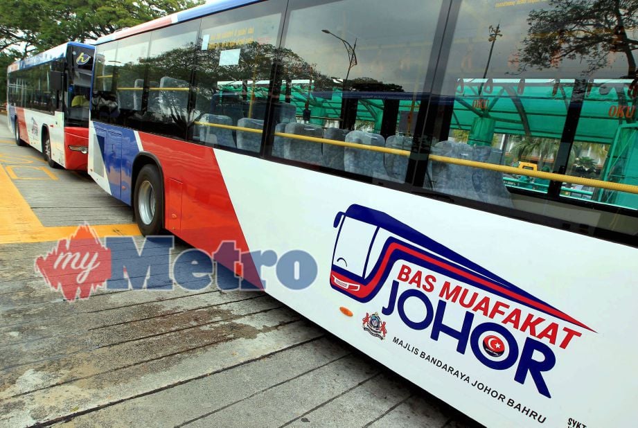 Bas Muafakat Johor menyediakan perkhidmatan percuma kepada  rakyat Johor. FOTO arkib NSTP