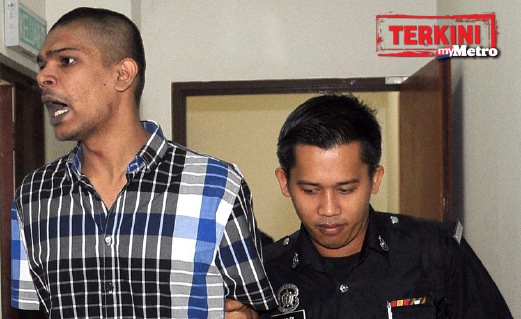 PRABU mengaku bersalah atas tuduhan mendera hingga menyebabkan kematian anak saudaranya. FOTO Mohd Asri Saifuddin Mamat