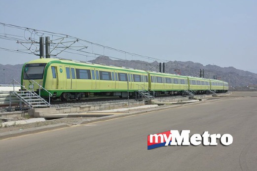 PERKHIDMATAN kereta api Al Mashaaer Al Mugaddassah Makkah Metro.