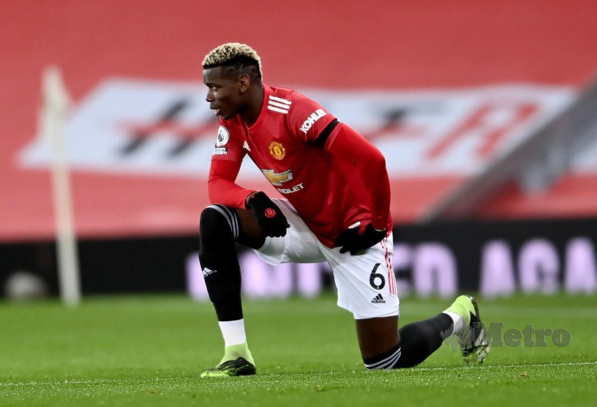 POGBA dikatakan mahu berhijrah. FOTO AFP