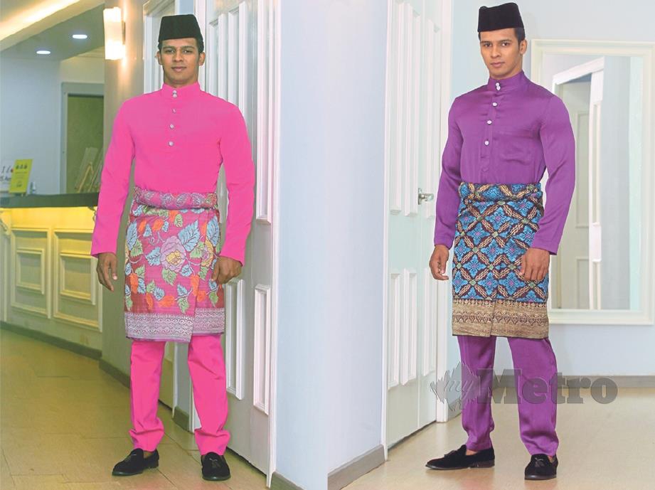  Baju  Melayu ala jaket Harian Metro
