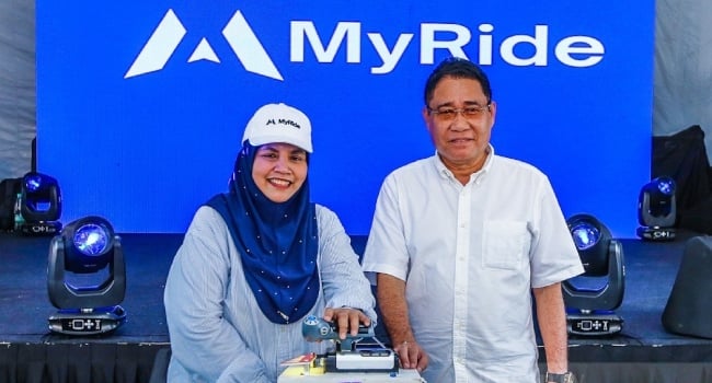MyRide, e-hailing lokal pertama tawar alternatif pengangkutan dengan harga yang berpatutan. Foto - MyRide

