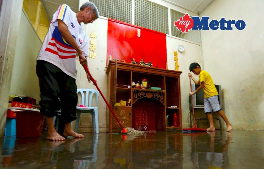 Mangsa banjir di Johor menurun  Harian Metro