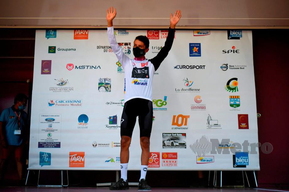 Bernal juara keseluruhan Route d'Occitanie membabitkan perlumbaan di Selatan Perancis. FOTO AFP