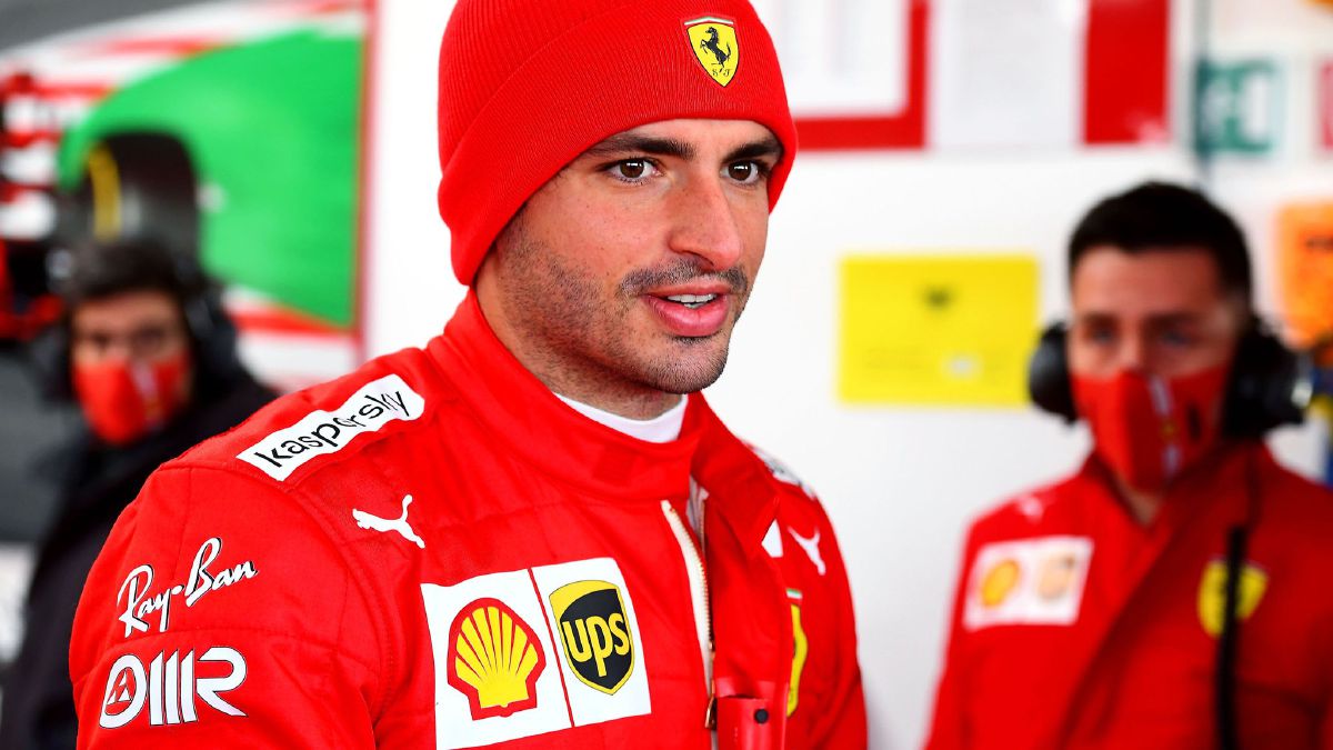 Carlos Sainz jalani ujian bersama Ferrari. FOTO Agensi