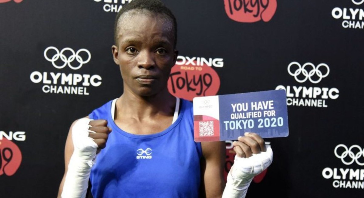 CHRISTINE harap menjadi atlet wanita pertama Afrika memenangi medal Olimpik. FOTO Agensi