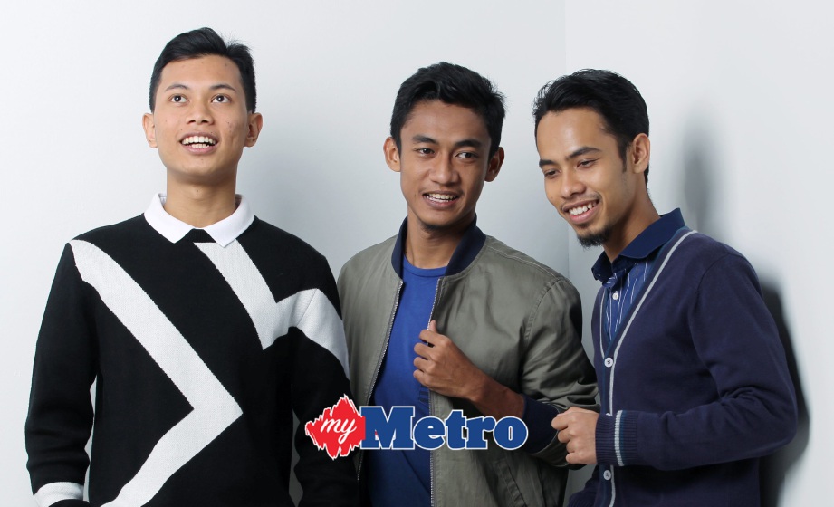 Da'i Niezal (kiri), Da'i Saiful dan Da'i Nasrul (kanan). FOTO NSTP/MAHZIR MAT ISA