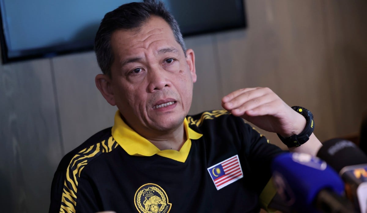 HAMIDIN harap Harimau Malaya dapat memulakan kempen kelayakan kedua Piala Dunia 2026/Piala Asia 2027 dengan positif. FOTO Bernama
