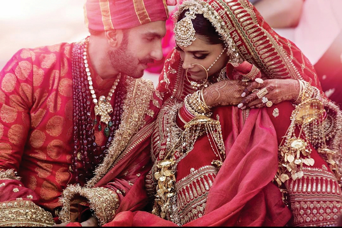 GAMBAR perkahwinan Deepika dan Ranveer.