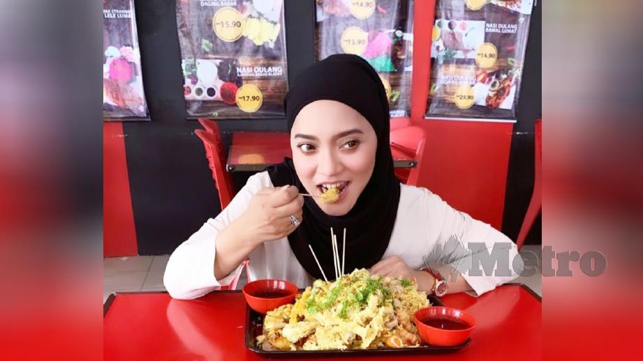 DIANA buat review makanan dengan niat ikhlas untuk bantu peniaga Melayu. FOTO Instagram Diana Rafar