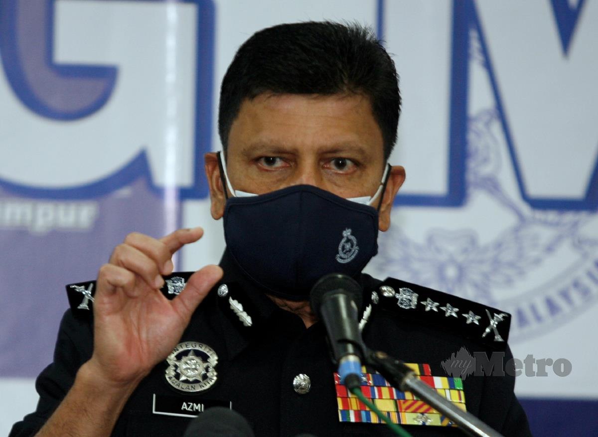Ketua Polis Kuala Lumpur, Datuk Azmi Abu Kassim. FOTO arkib NSTP