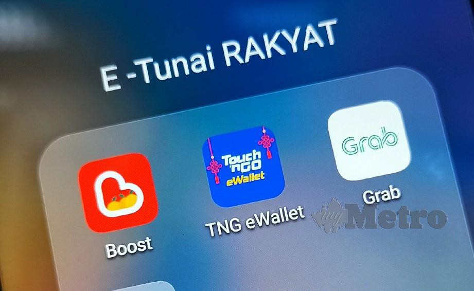 APLIKASI Boost, Grab dan  E-Wallet Touch n Go e-Tunai (e-wallet) melaksanakan pogram insentif e-tunai RAKYAT berkuatkuasa 15 Januari 2020. FOTO Osman Adnan