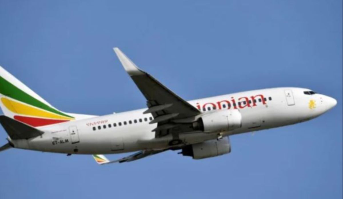 PESAWAT Ethiopian Airlines. FOTO fail AFP 