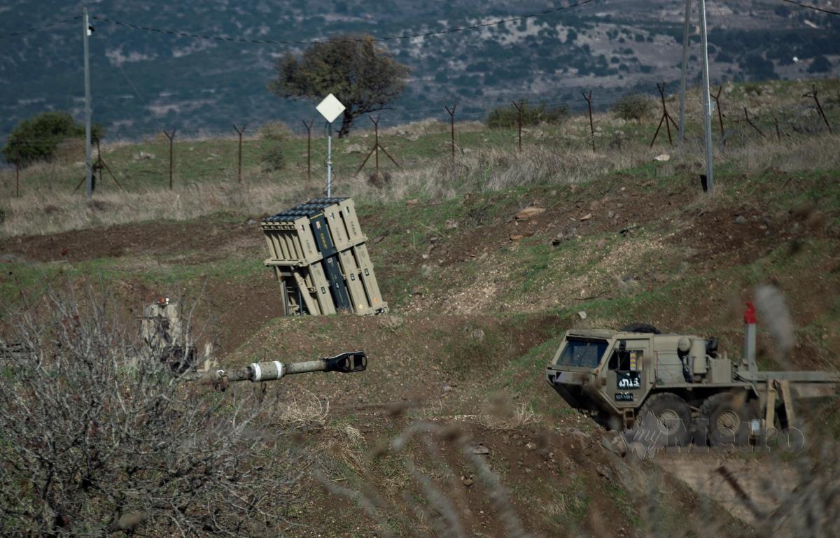 TENTERA Israel di sempadan Israel-Syria di Bukit Golan (gambar fail). FOTO EPA