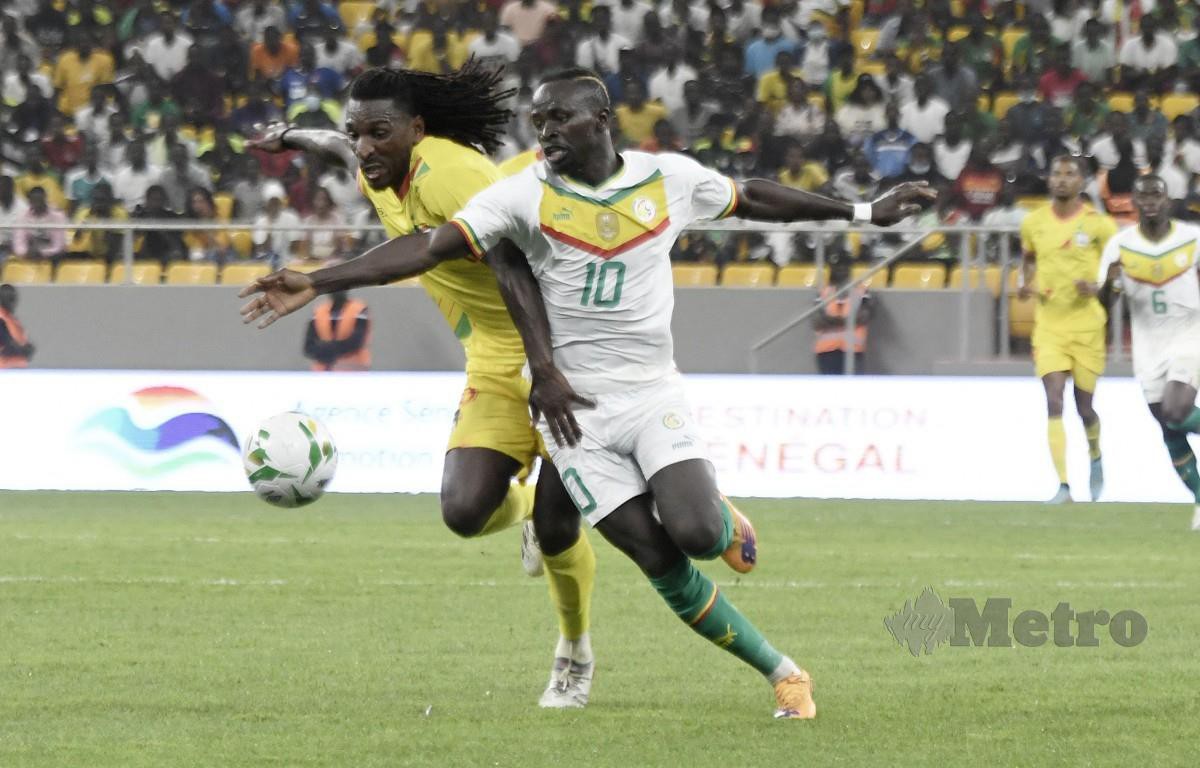 MANE ledak hatrik buat Senegal ketika menentang Benin. -FOTO AFP 