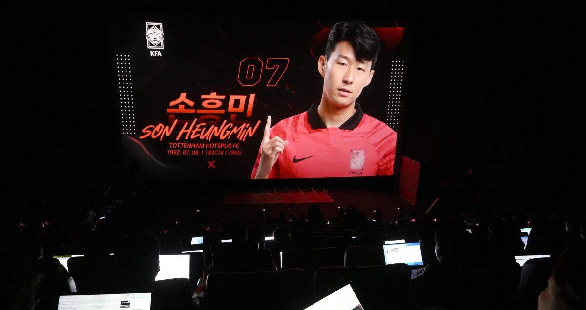 HEUNG Min mengetuai skuad Korea Selatan ke Piala Asia 2024. FOTO AFP