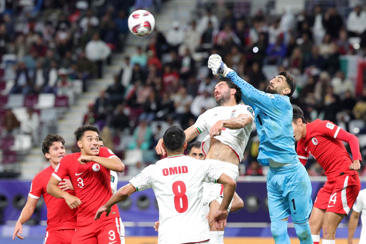 IRAN berdepan Hong Kong dalam perlawanan Kumpulan C Piala Asia. -FOTO AFP 