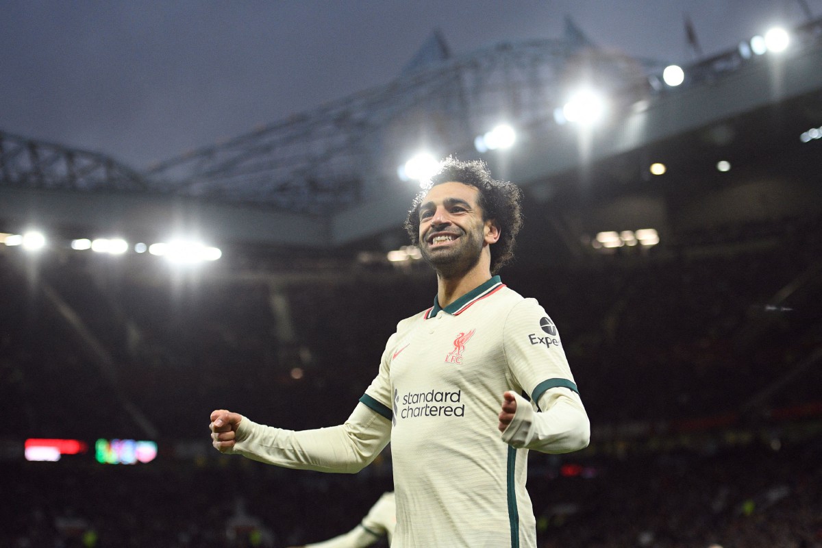 Penyerang Liverpool, Mohamed Salah. FOTO AFP