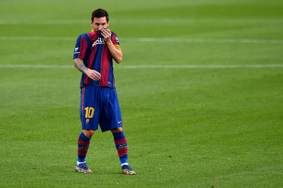 Messi masih tunggak utama Barcelona. FOTO AGENSI